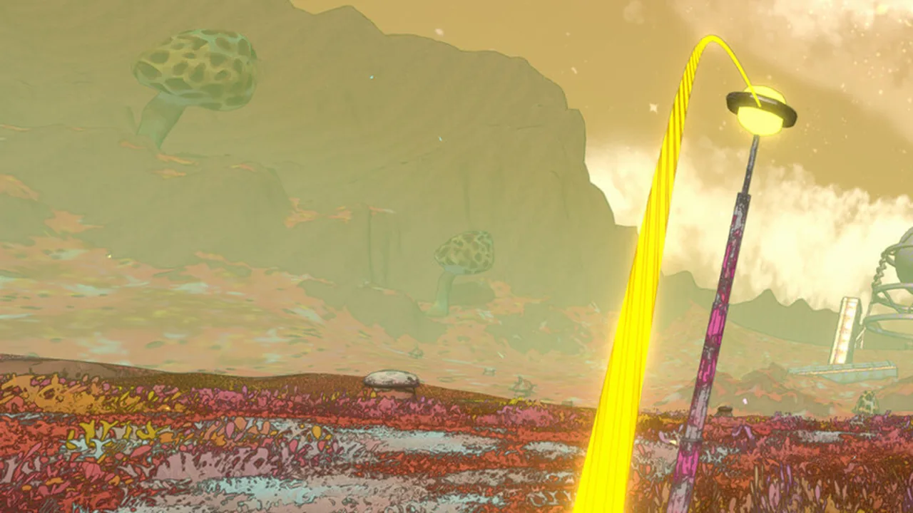 X11-B moonscape with meteorite impact zone